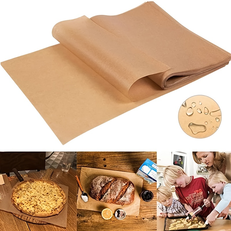 Parchment Paper Baking Sheets Non-Stick Precut Baking Parchment for Baking  Grilling Air Fryer Steaming Bread Cup Cake Cookie - AliExpress
