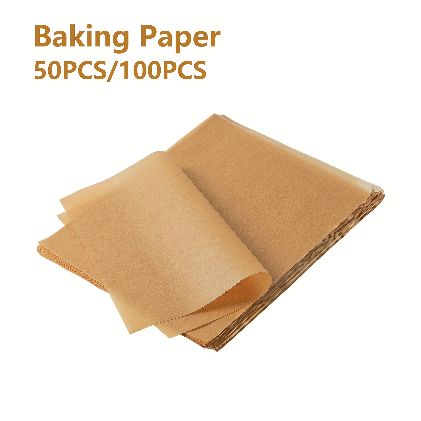 Pastry Tek Unbleached Paper Baking Paper Sheet - Precut, Silicone