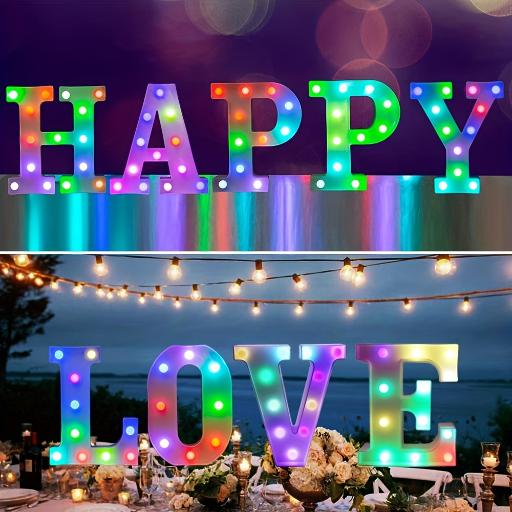 LED Lighting ONE Sign for First Birthday Decor Freestanding Letters for 1st  Birthday