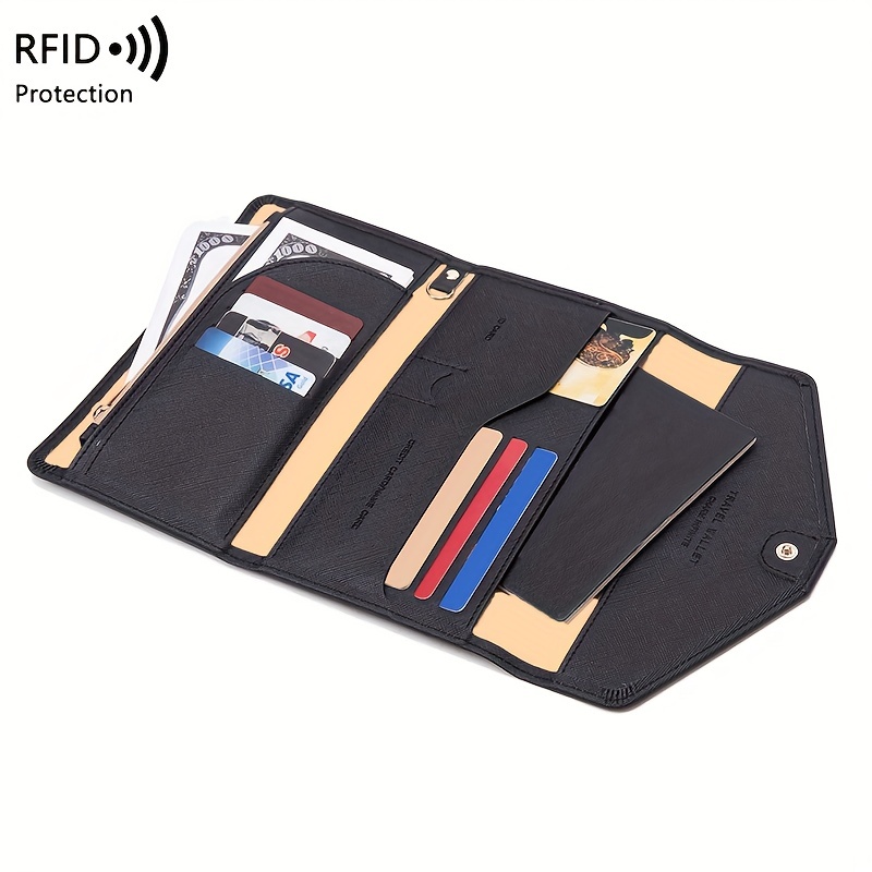 Iconic RFID blocking pocket passport case wallet 