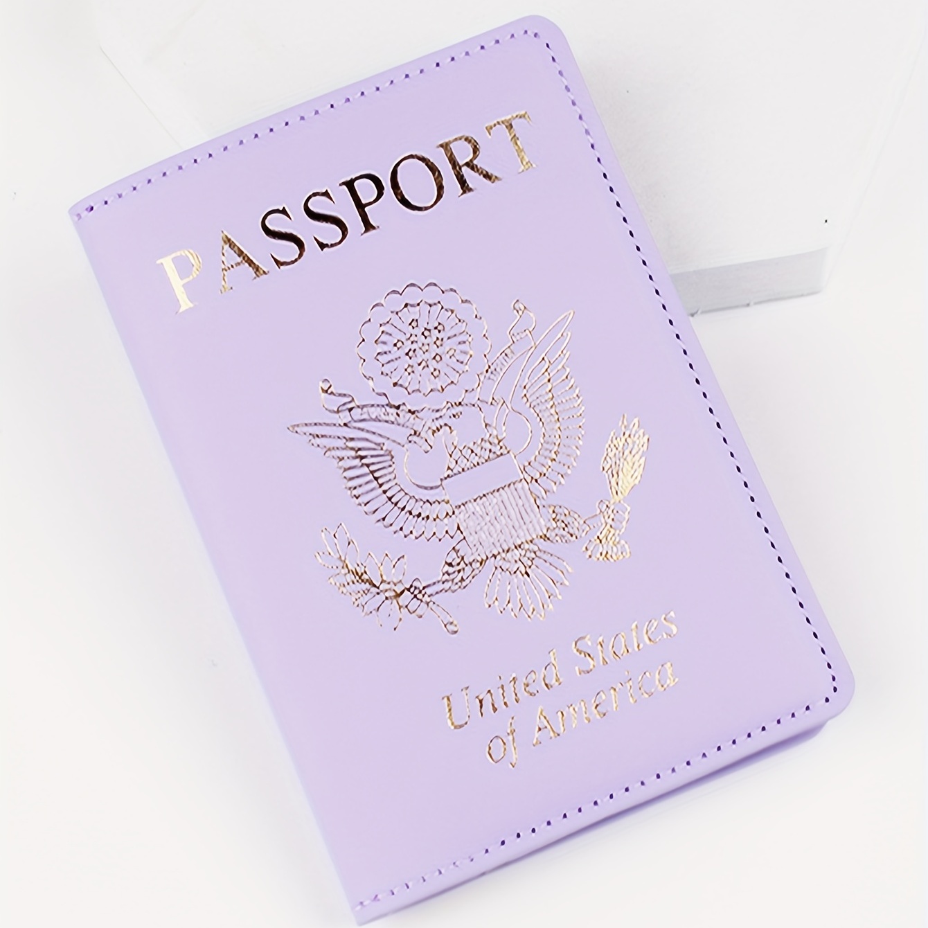 Minimalist Pu Leather Travel Passport Holder, Ticket Holder - Temu