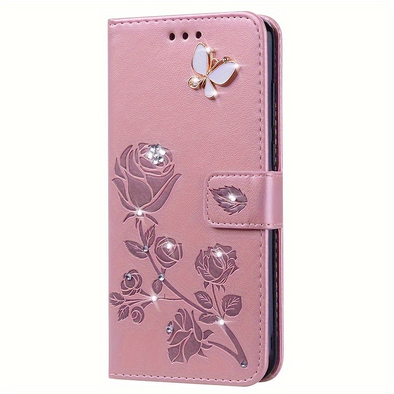  Shantime for TCL 40 SE Case, Oxford Leather Wallet Case with  Soft TPU Back Cover Magnet Flip Case for TCL 40 XL (6.75”) Rose : Cell  Phones & Accessories