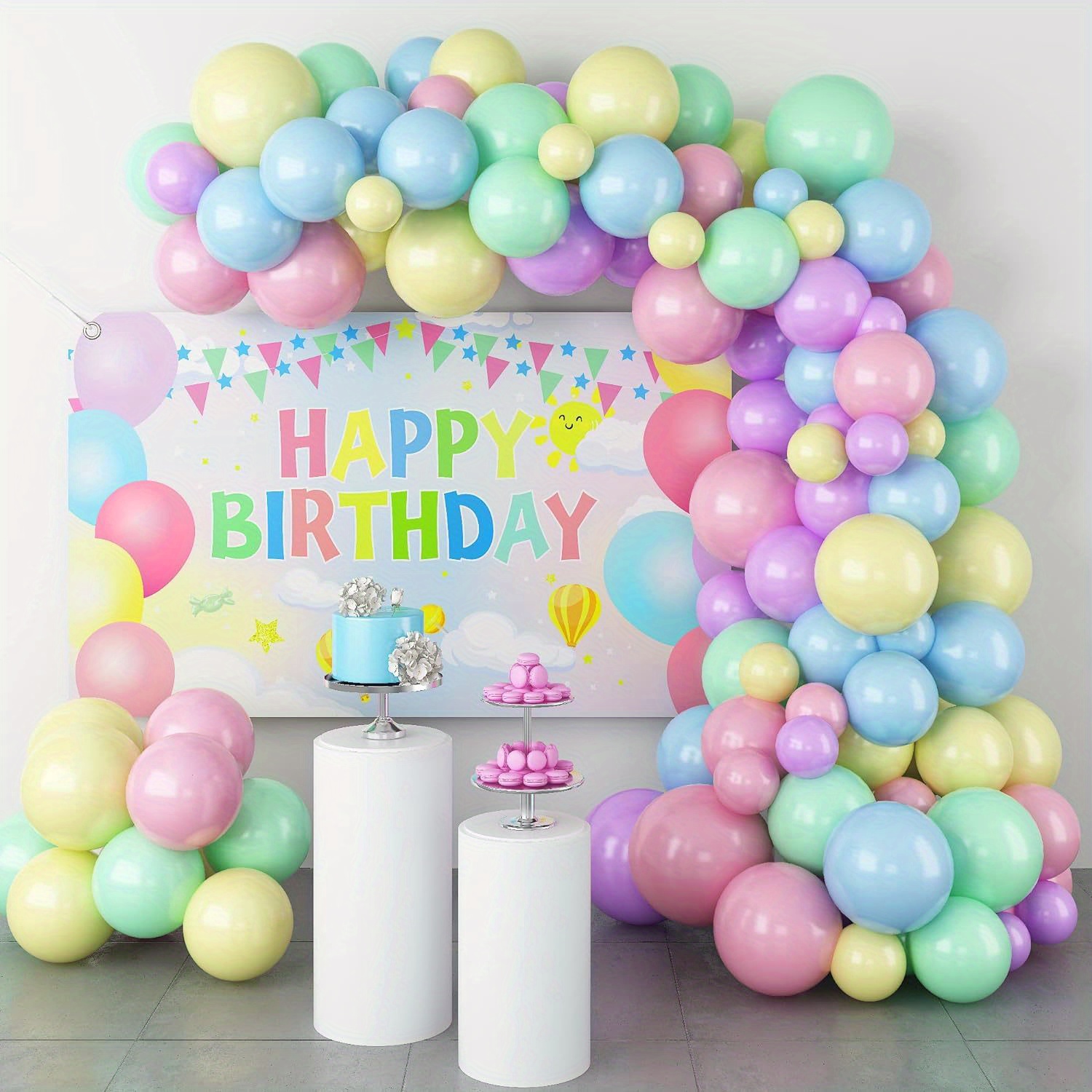 Pastel Balloon Decoration - Temu