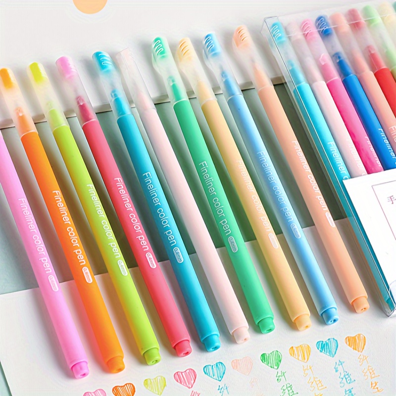12pcs/set Colorful Neutral Pens For Students With High Appearance