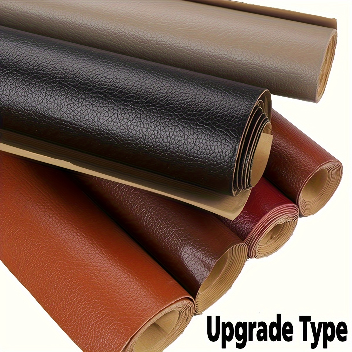 Faux Leather Fabric Autoadhesivo Tape Sofa Car Seats Handbags Jackets  Furniture Shoes First Aid Patch Stickers Synthetic Leather