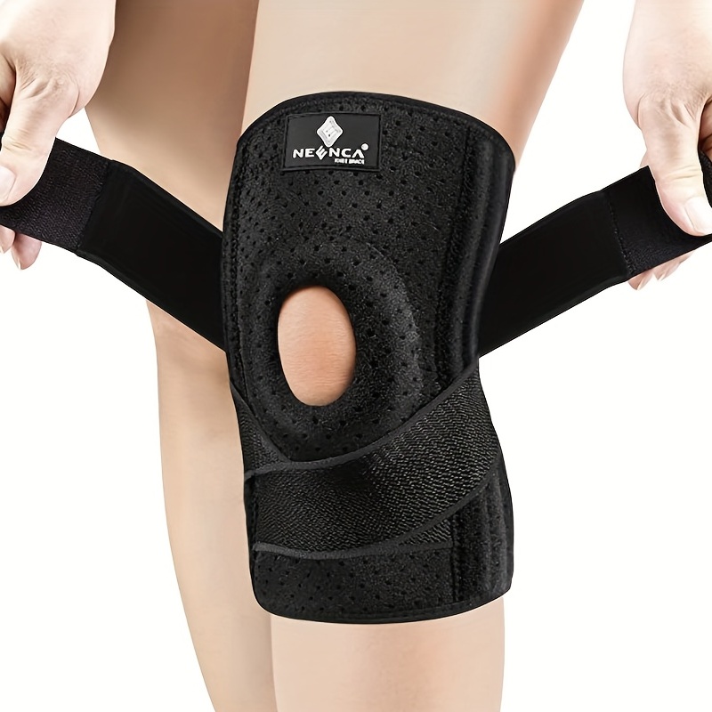 EzyFit Knee Brace Support for Arthritis, ACL, LCL, MCL, Sports Exercise,  Meniscus Tear Injury Recovery - Side Stabilizers Open Patella - Best  Non-Slip