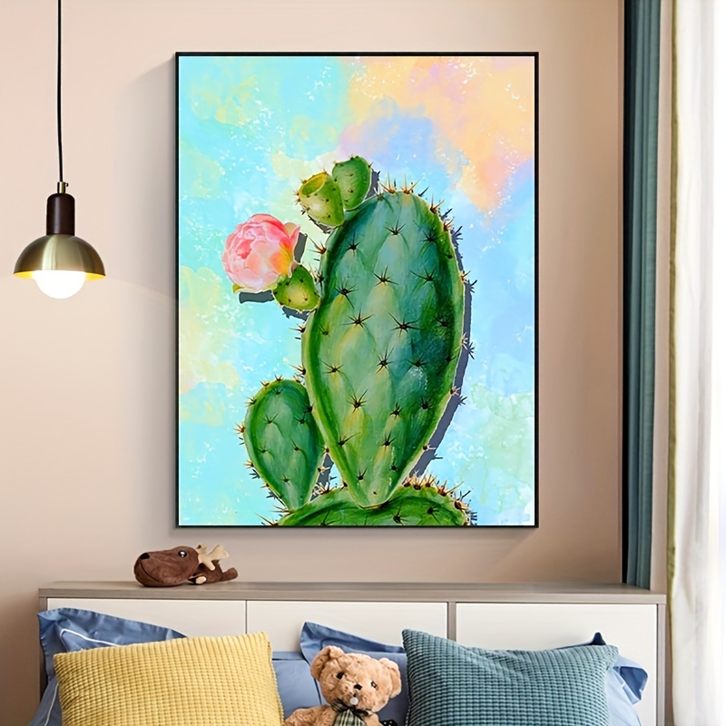 Funky Cactus MINI Painting Kit by the Brush Bar, Prickly Pear Paint Kit, Painting  Supplies, Southwest Art, Desert Painting 