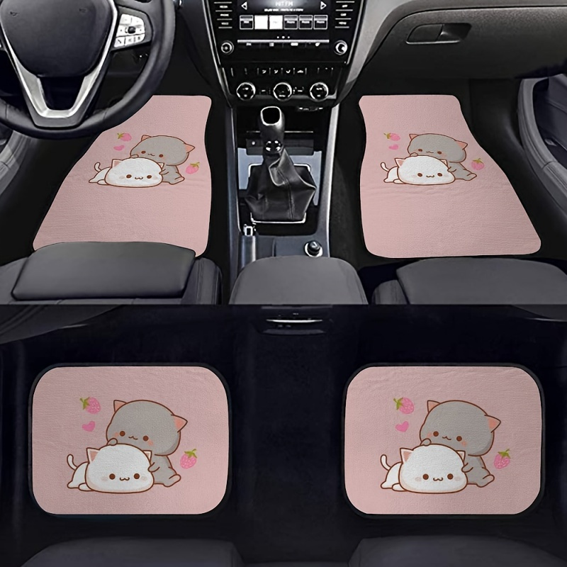 Waterproof Pvc Car Floor Mats Simple Design Car Carpets Men - Temu