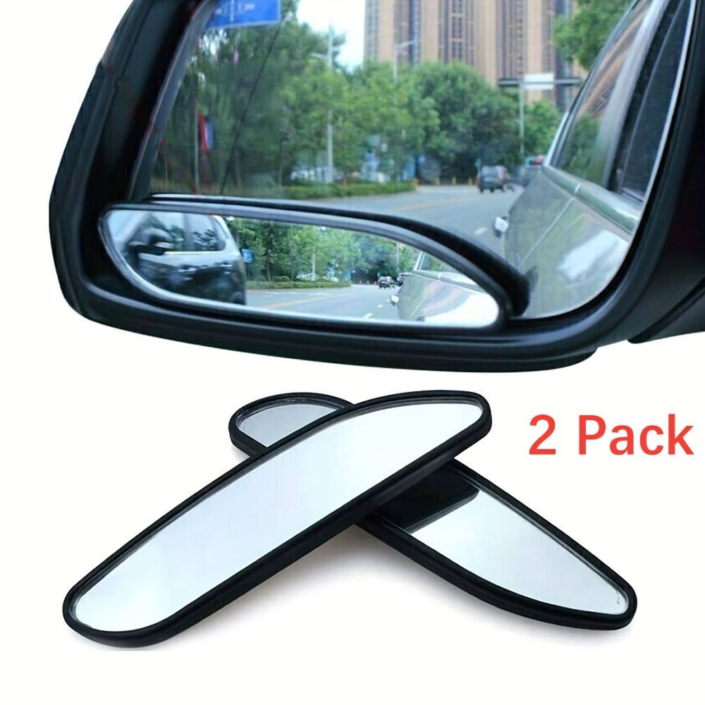 True Line Automotive 2 Pack Blind Spot Car Mirror - Rectangular Car Blind  Spot Mirror with Adjustable 360° View - Car Mirror Blindspot Mirror