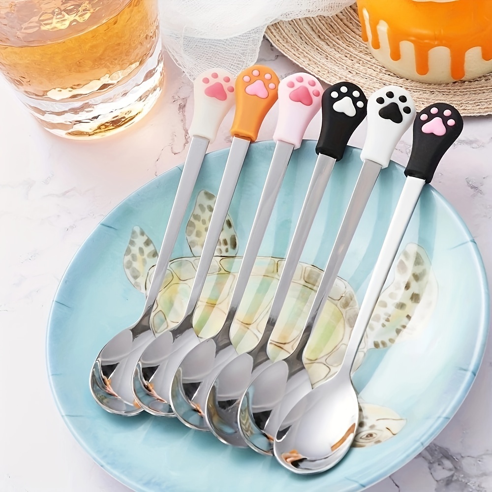 1pc Pet Food Spoon, Lemon Shaped, Color Random, For Cats And Dogs