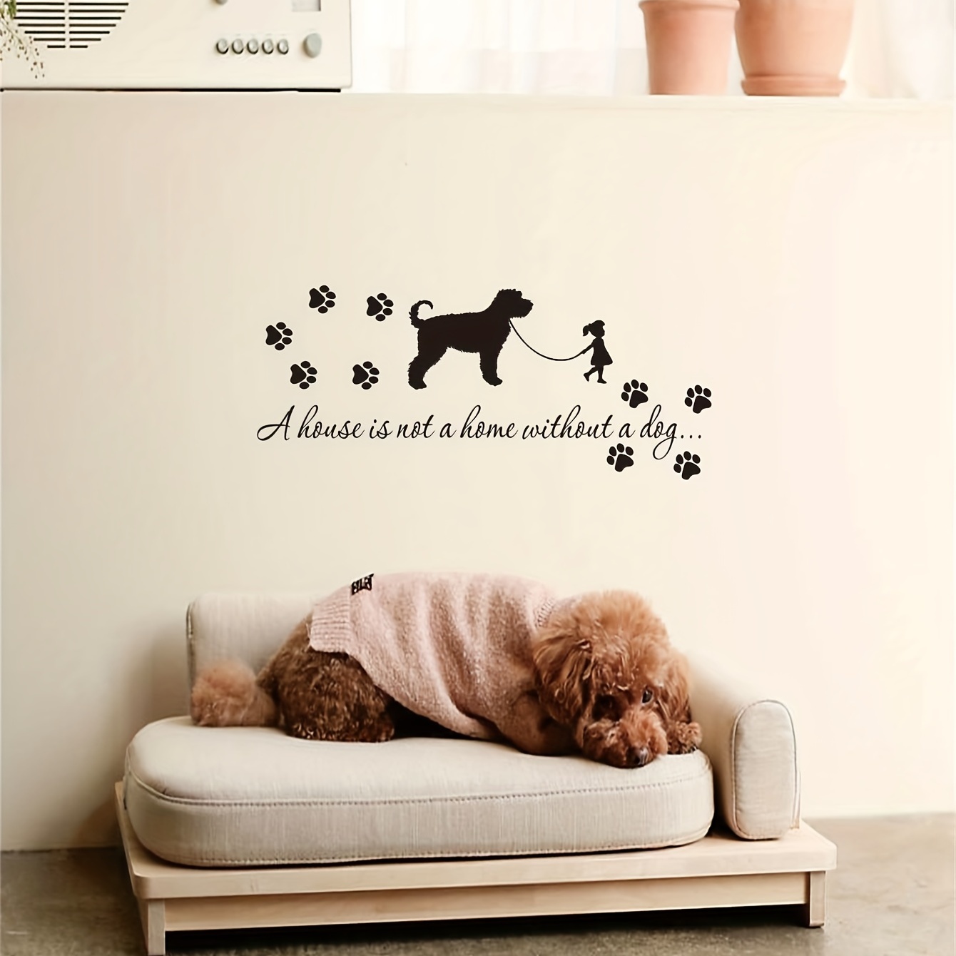 Adesivi murali cani e gatti, wall stickers per bambini