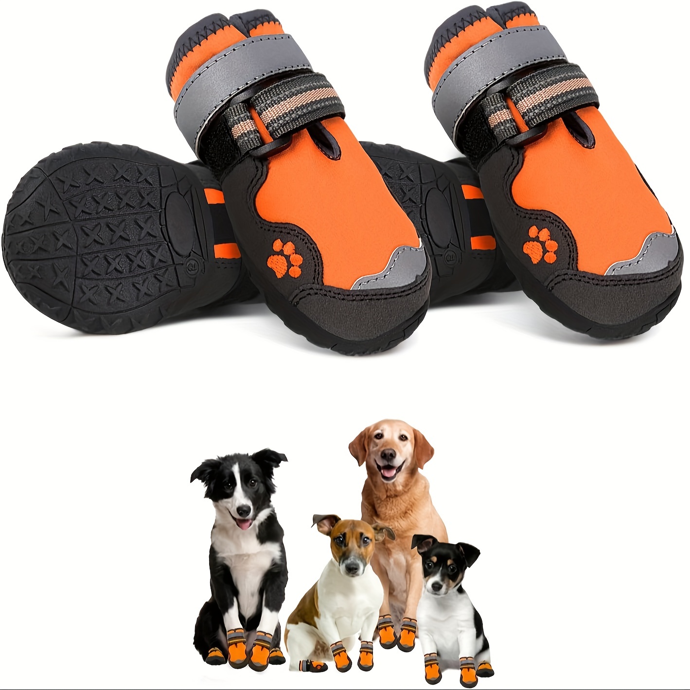 Double Side Anti Slip Dog Socks For Medium And Large Dogs Dog Shoes For Hot  Pavement