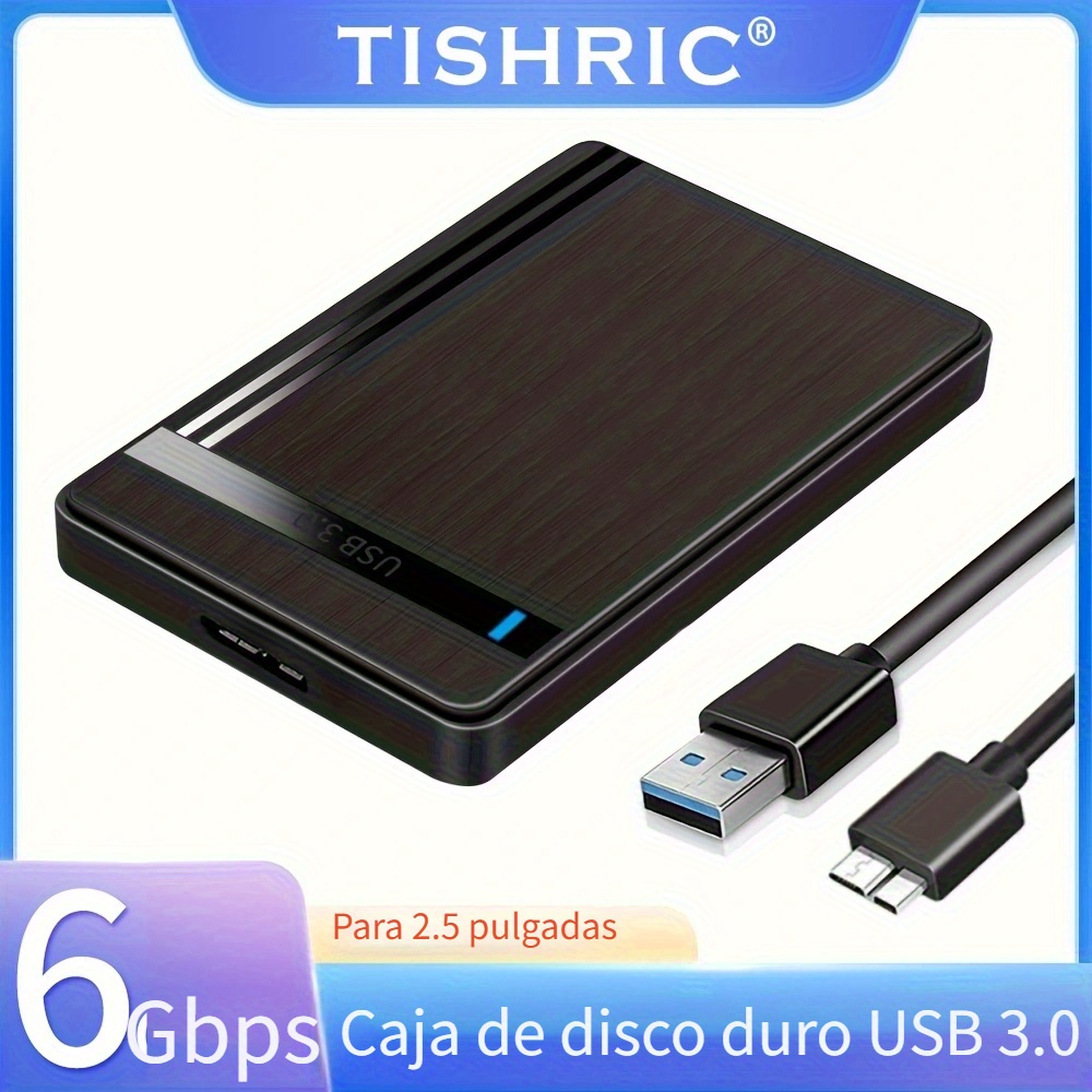  Disco duro externo portátil, USB 2.0 1TB de alta velocidad disco  duro externo HDD, almacenamiento de 2.5 pulgadas de transferencia de datos  de disco duro para PC, computadora portátil (1 TB) : Electrónica
