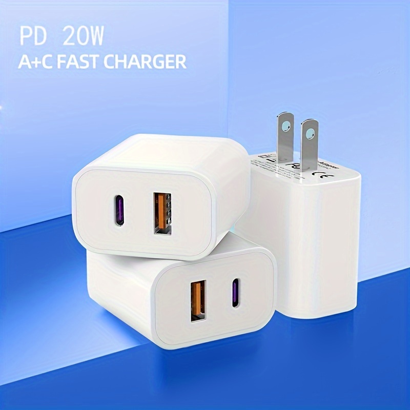 New Dual Port USB C Power Adapter Pd 35W Type C Plug 15W USB Charger Cube  USB-C Adapter for Samsung S22 S21 S20 Phone Block - China Mobile Phone  Accessories and Phone