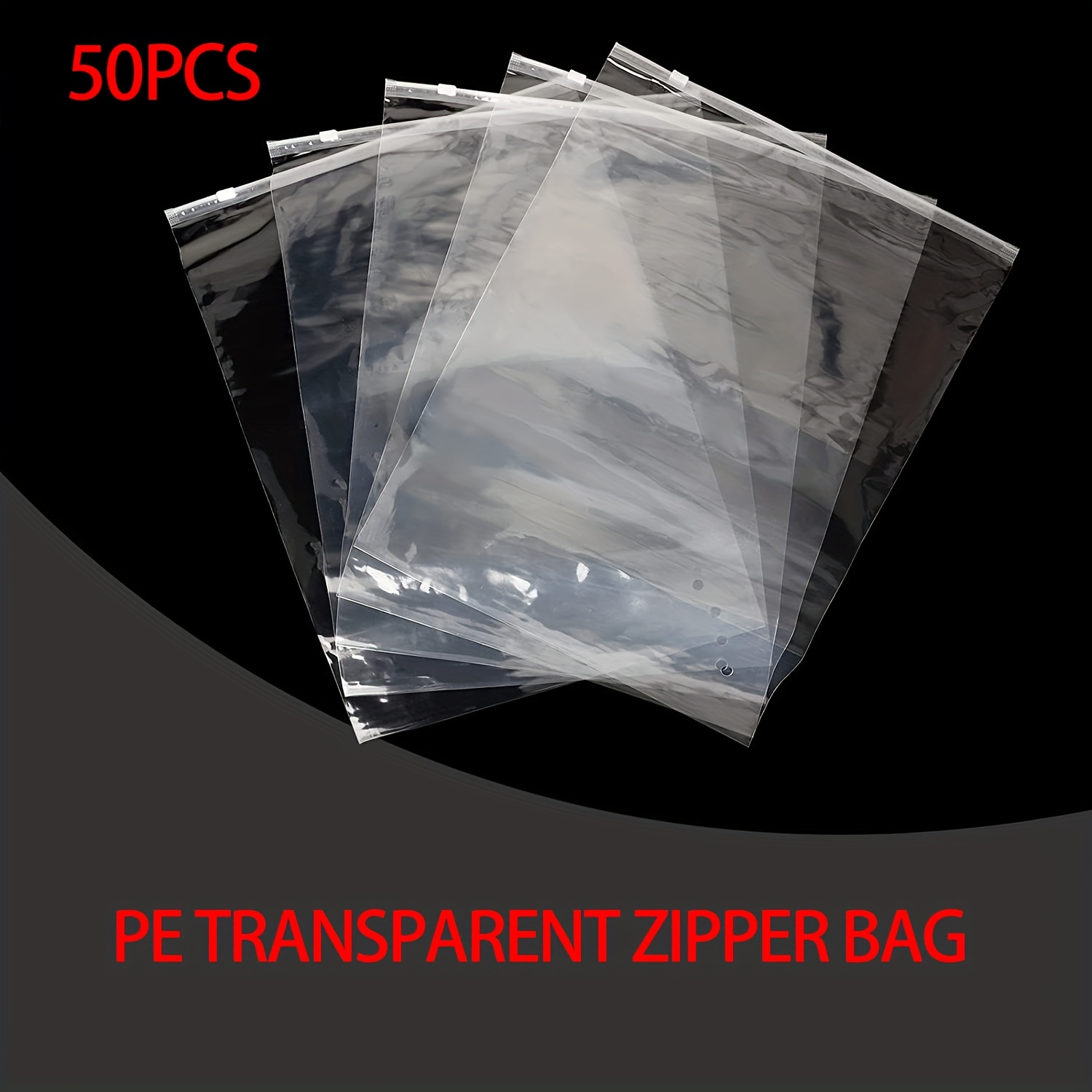 Plastic Grip Seal Clear Poly Bags Baggies Resealable Zip Lock - Small -  Earrings