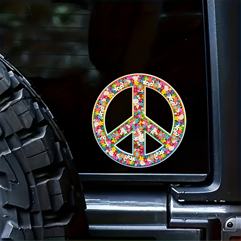 Large peace sign online decals for cars