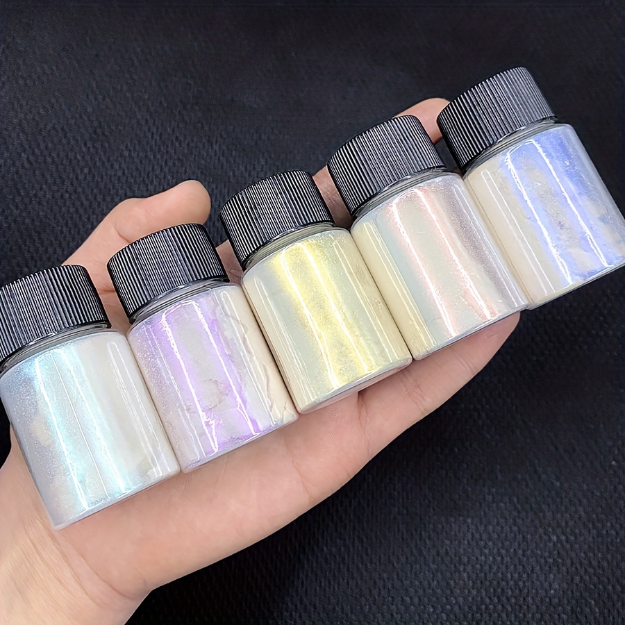 Bottle White Color Cosmetic Grade Pearl Mica Pigment Powder - Temu