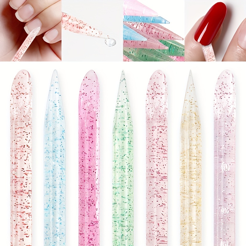 Palitos De Naranjo Empuja Cutícula Manicura Uñas 10 Piezas