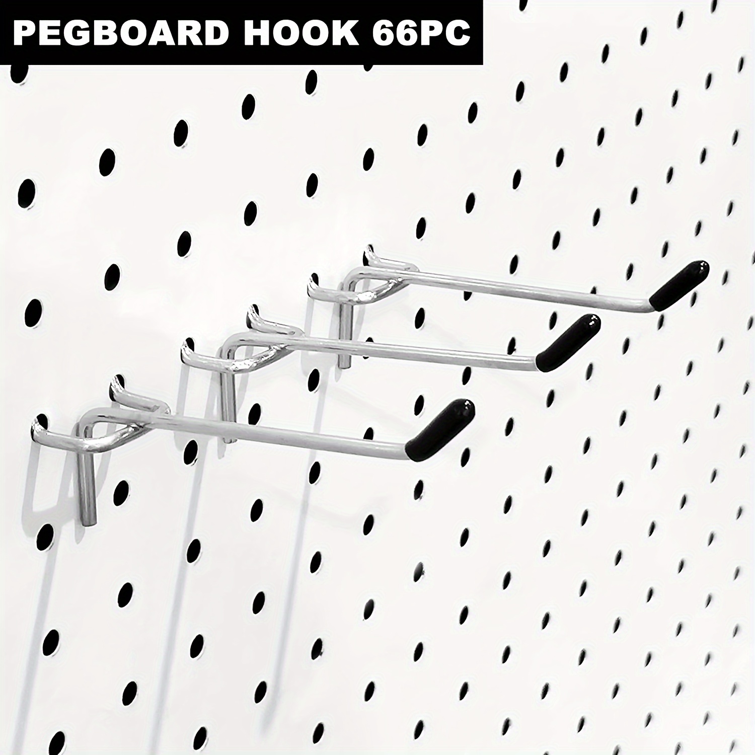 Pegboard Hooks J hook Silver Pegs Ideal Display Hooks - Temu