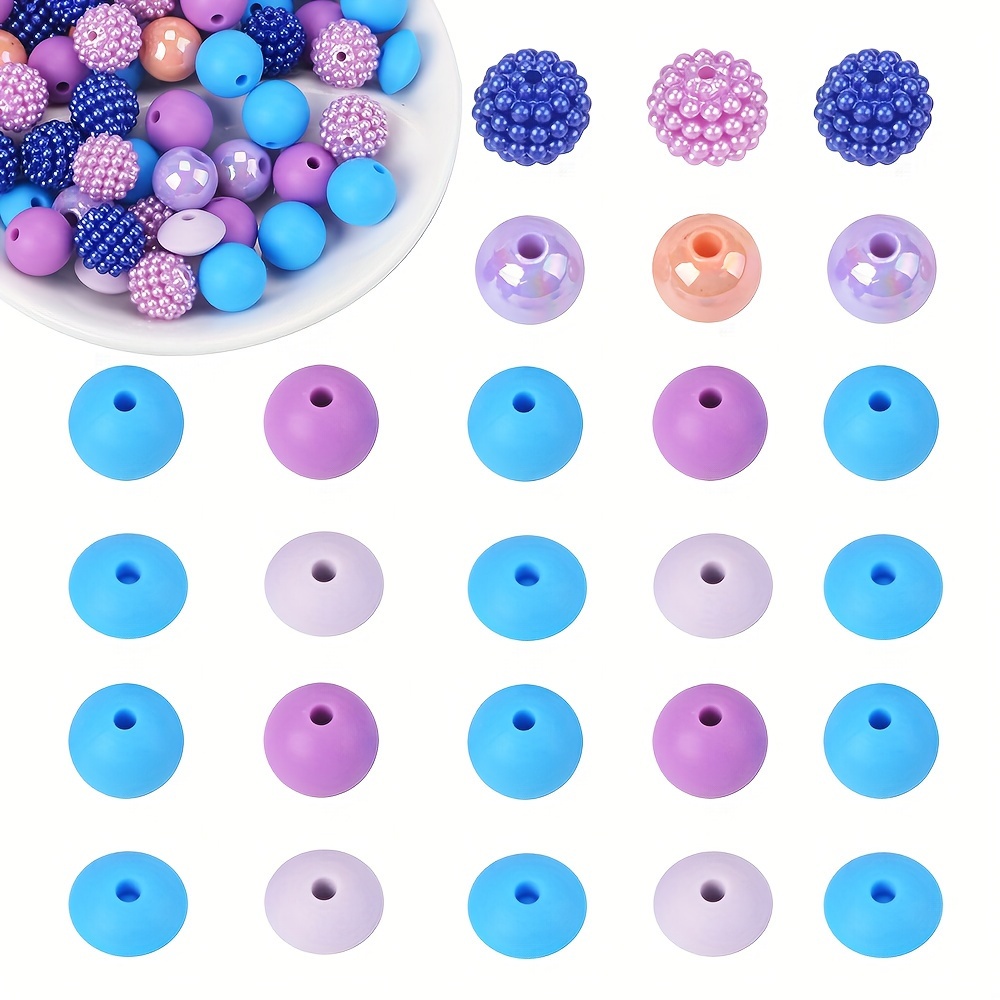 10Pcs Cup Shape Silicone Focal Beads Mixed Mom Boss Beads Mama Beads Charms  Flat Rubber Beads Bulk DIY Crafts Loose Spacer Beads for Pens Keychain