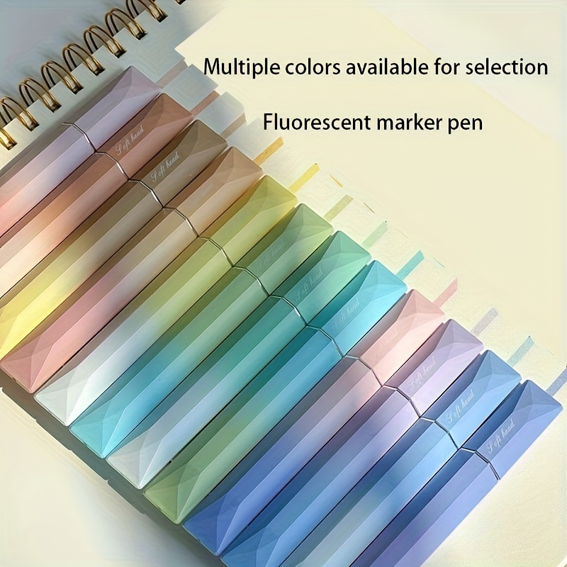 Morandi Color Highlighter Axe shaped Pen Head Suitable For - Temu