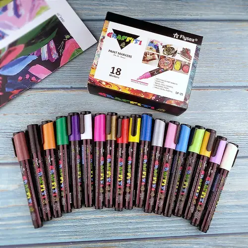 Paint Markers Pens Painting Marker On Almost Anything Quick - Temu New  Zealand
