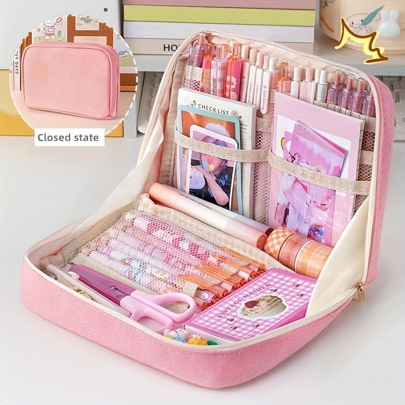 Fancy pencil pouch for Girls, Stylish stationery kit