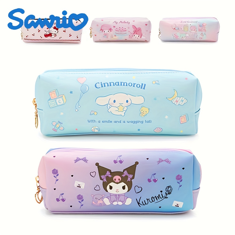 Sanrio Character Cinnamoroll Clear Pen Pouch Pencil Case Stationery New  Japan