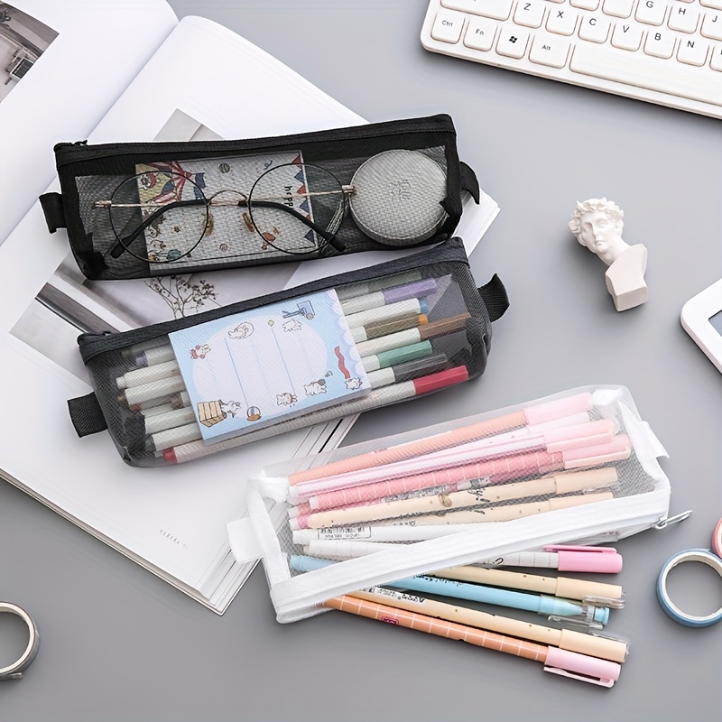 Transparent Pencil Case MUJIs Plastic Storage Box Kawaii Japan Frosted  Simple Hard Stationery Office Kid School Student Gift - AliExpress