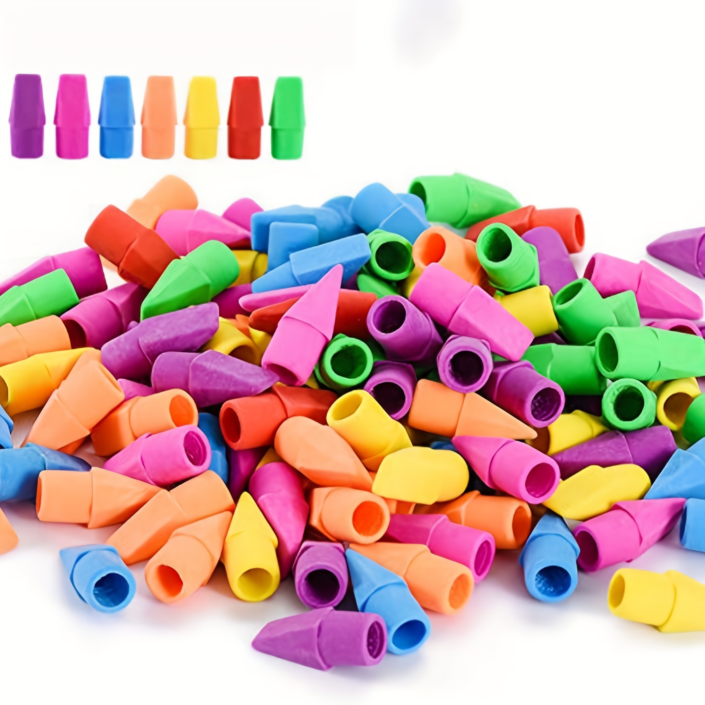 Erasers, Cap Erasers, 60 Pack, Animal Eraser Caps, Erasers for Kids, Pencil  Eraser, Pencil Erasers Toppers, Eraser Pencil, Cute Erasers, Colorful  Erasers, Schoo - China Pencil Top Erasers, Cap Erasers