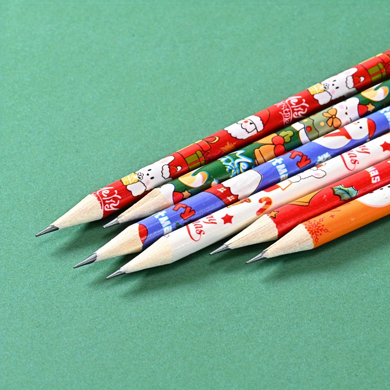 Christmas Pencils With Eraser For Christmas Party Favors - Temu