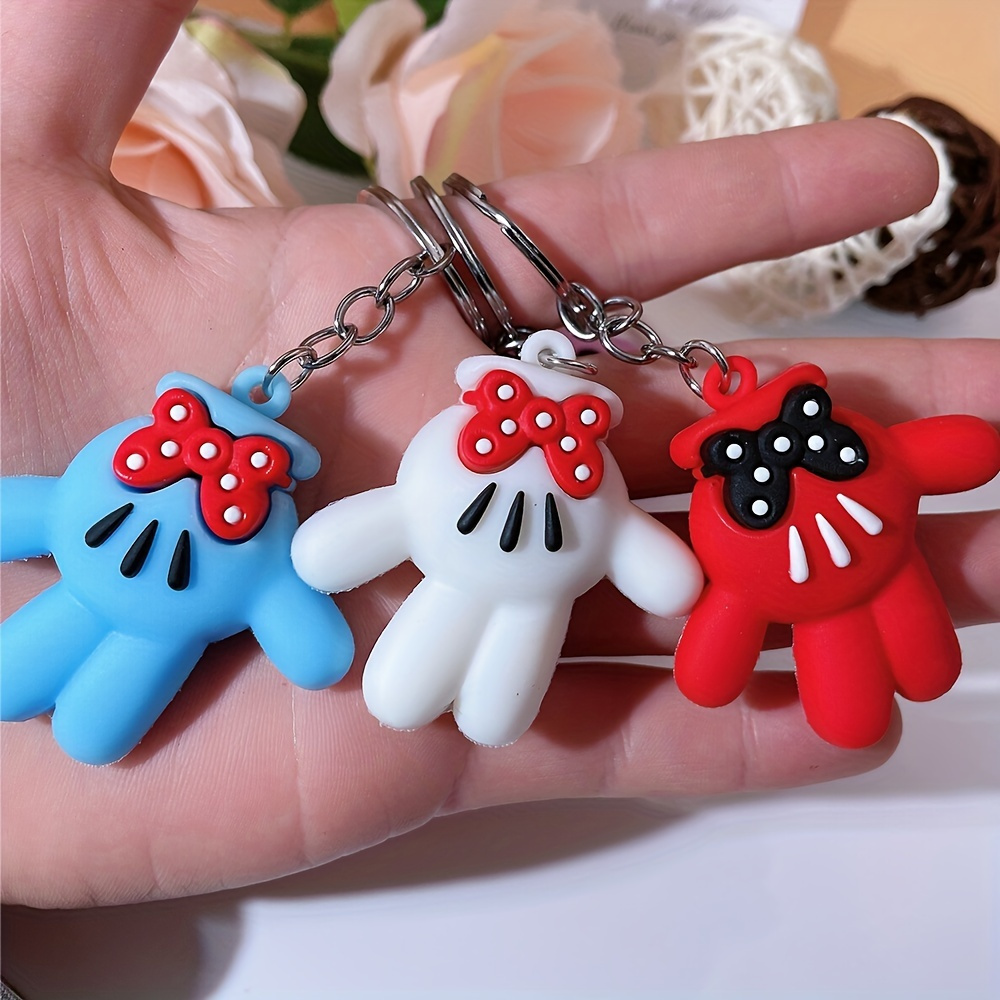1pc Keychains For Women Rose Love Heart Bowknot Pearl Heart