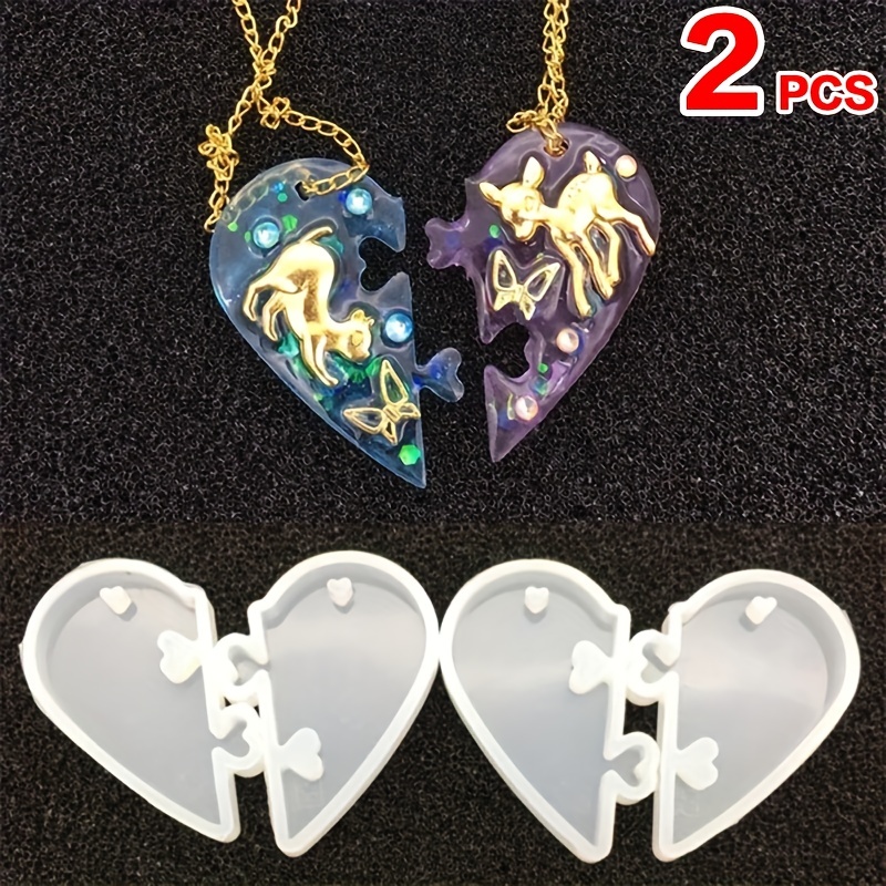 1set Large Heart Display Resin Mold, DIY Personalized Photo Heart