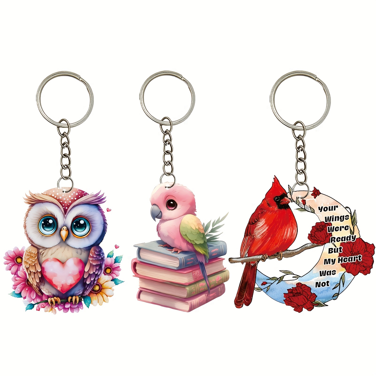 Cute Cartoon Owl Coin Purse Keyring - Perfect Gift For Men & Women - With  Lobster Clasp - Temu