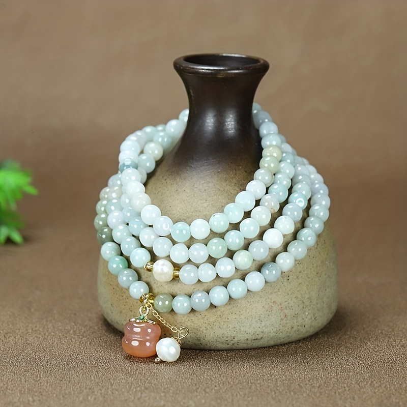 Jade pearl sale necklace