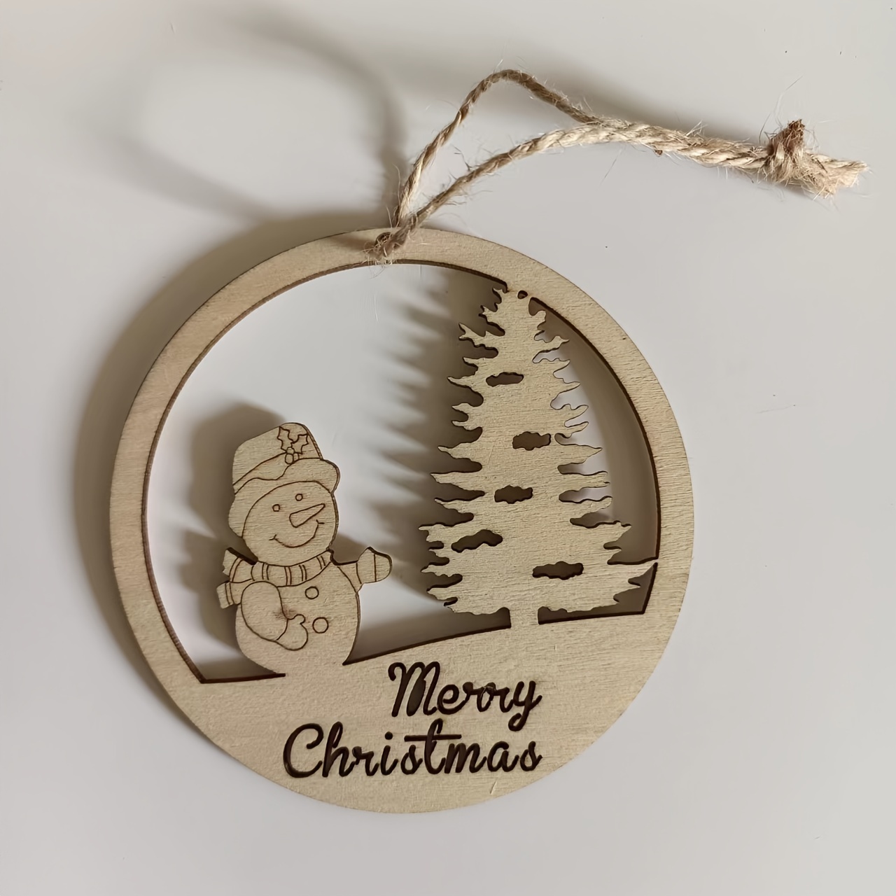 Wooden Christmas Ornaments To Paint Diy Blank Wood Ornament - Temu Australia