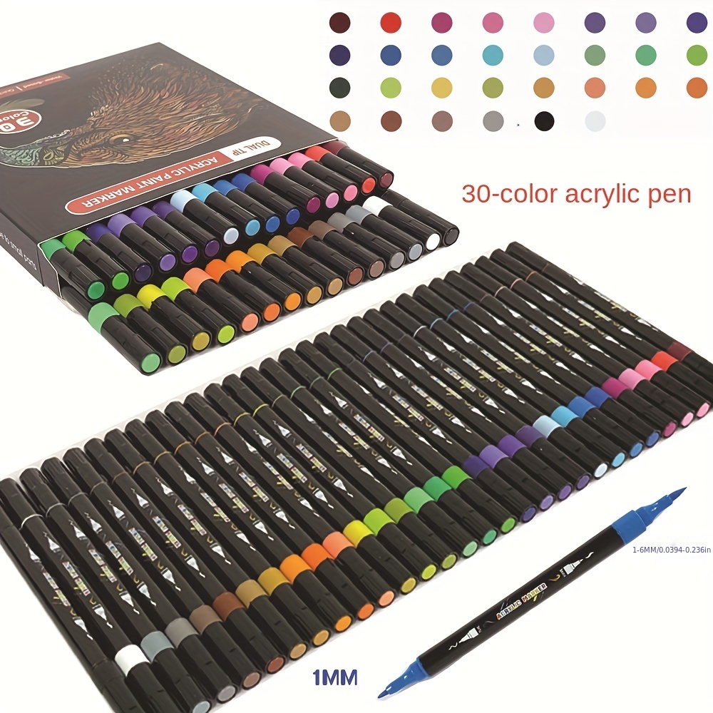 Caliart Fineliner Color Pens Set 100 Colors Fine Line Drawing Pen