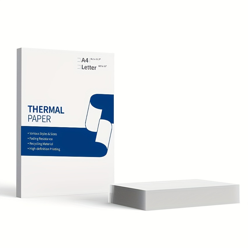 Half Letter Blank Paper, 3-Hole Punched, 250 Sheets/500 Pages, 100 GSM,  Printer Paper Binder Refill, 5.5 in. x 8.5 in.