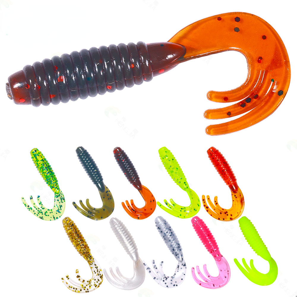 Artificial Thread Plastic Fishing Lures Simulation Worm Soft - Temu