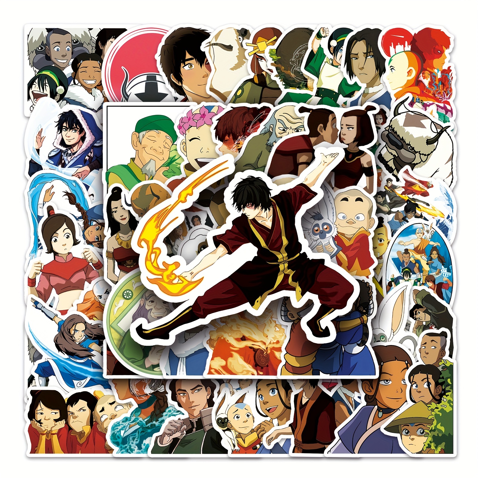 Avatar The Last Airbender Stickers: 10/50/100pcs Stickers