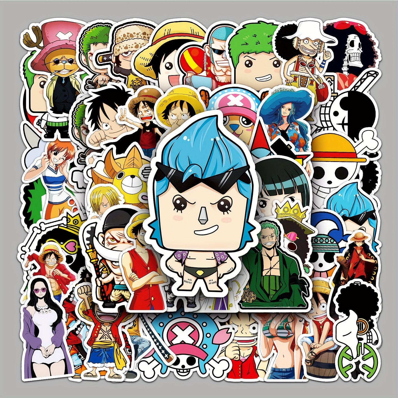 4 Stück Anime Sticker, Auto Aufkleber, Anime Deko Cartoon Aufkleber für  Auto, Fahrrad, Laptop, Fenster, Wasserfeste Vinyl Aufkleber