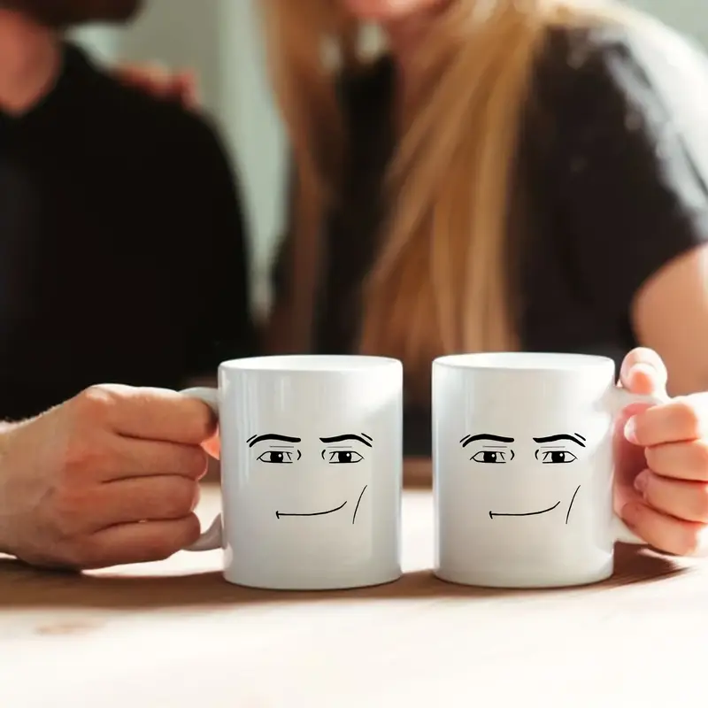 Roblox Man Face Mug | Funny cup | Meme mug | Roblox