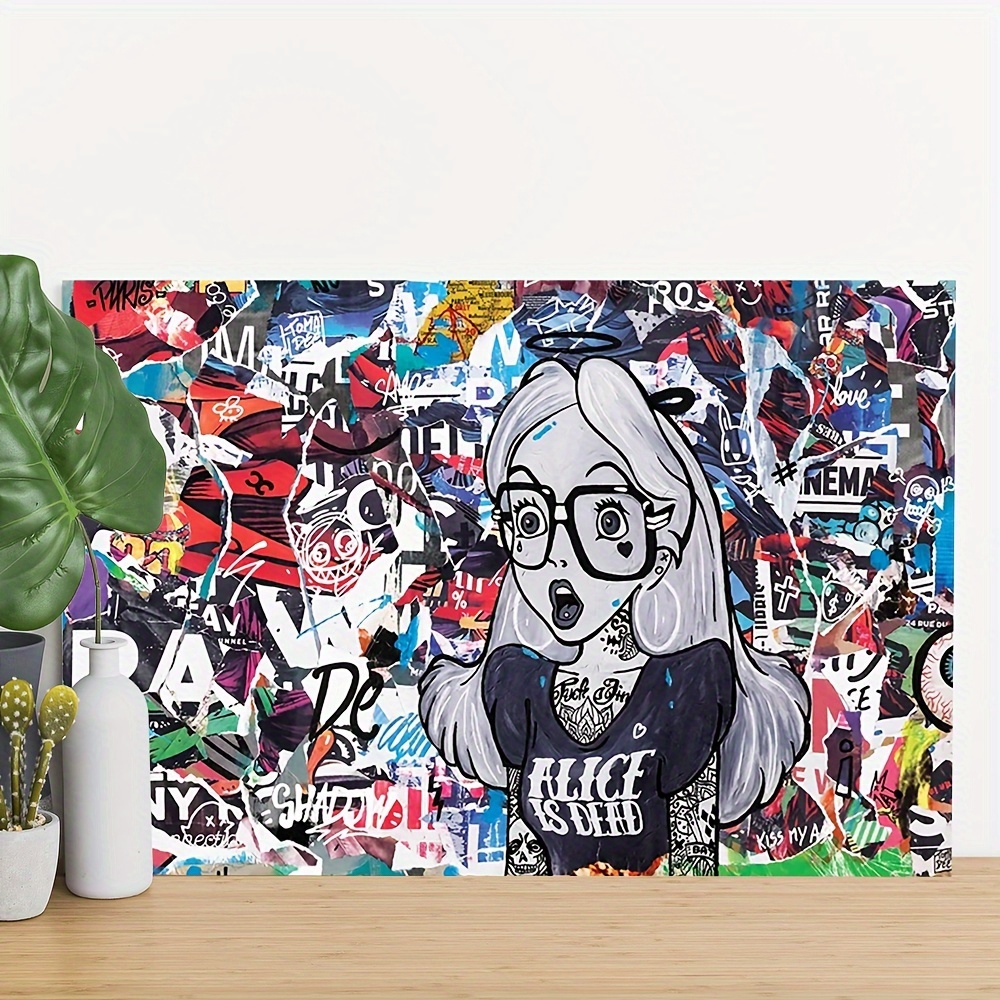 Graffiti Art Canvas - Temu