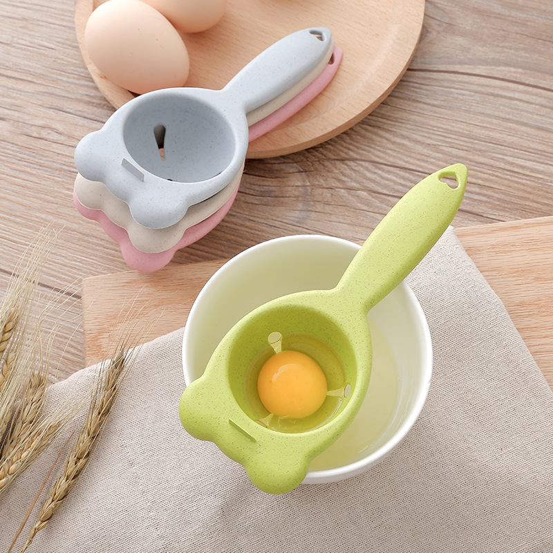 2023 Egg White Separator Cute Chicken Ceramic Egg Yolk Protein Separator  Egg Strainer Kitchen Tool Baking Accessories Egg Rack - AliExpress