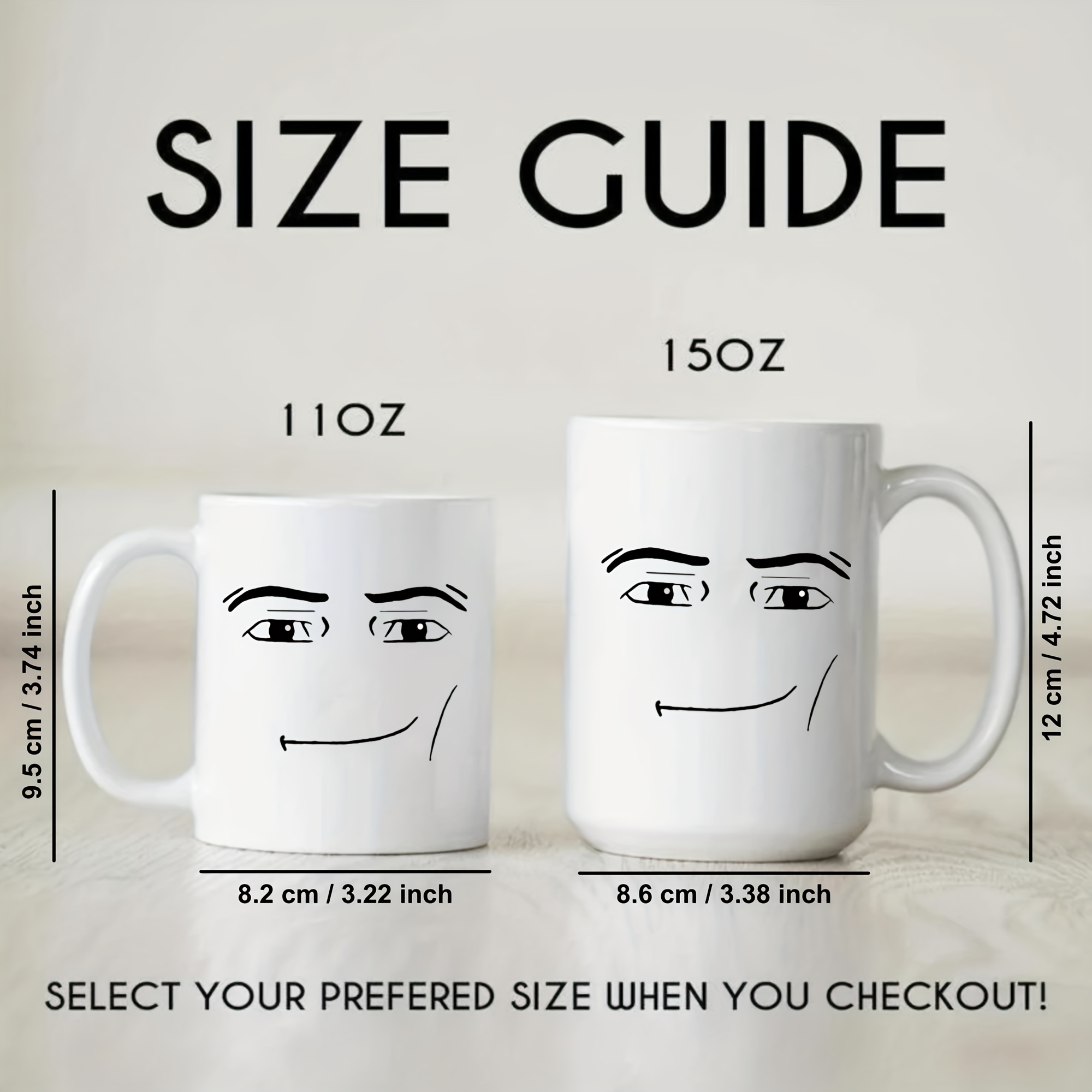 Man Face Mug Funny Men Or Woman Faces Coffee Mug Cute Birthday  Gift (Size : 11oz, Color : Man face): Coffee Cups & Mugs