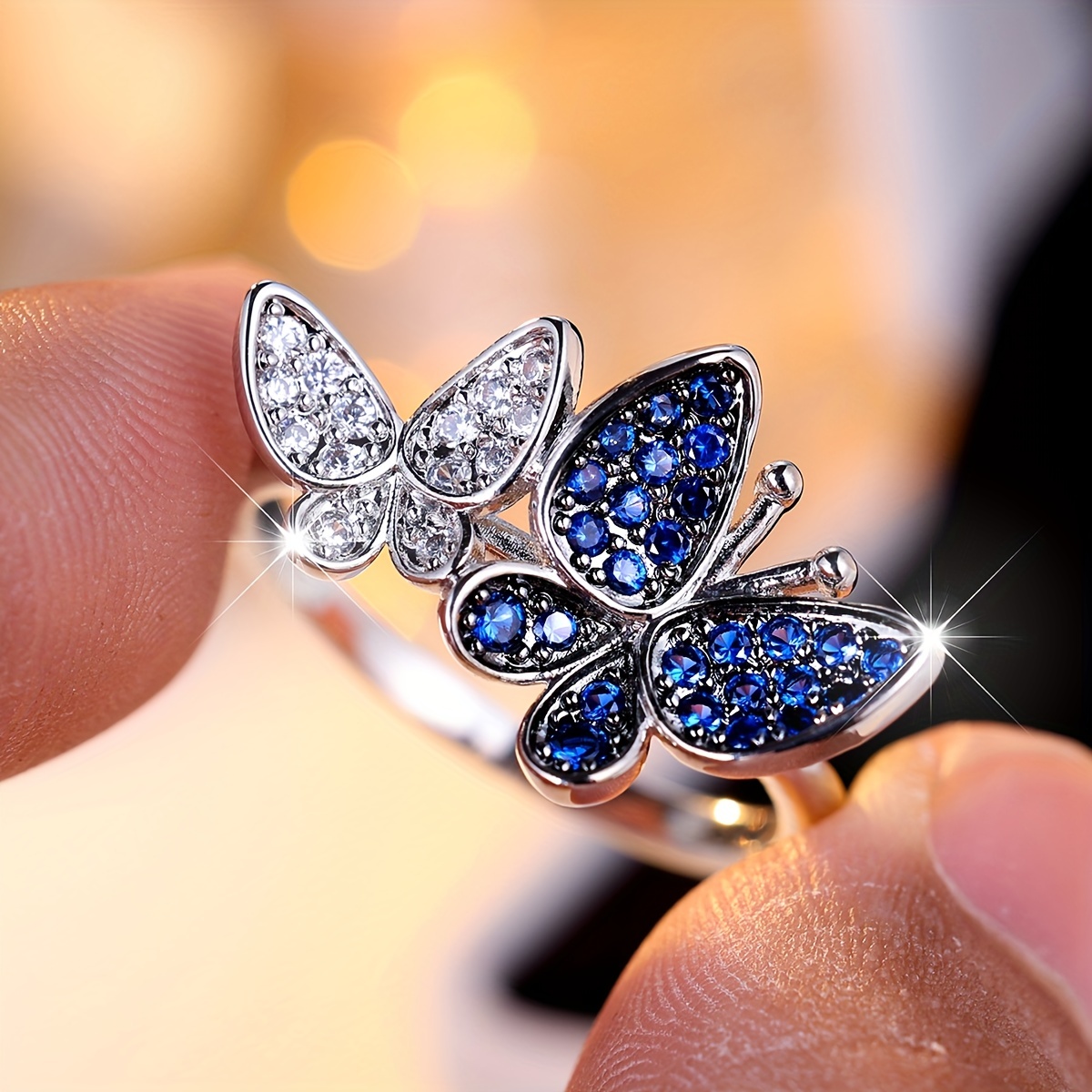 Cute butterfly clearance rings