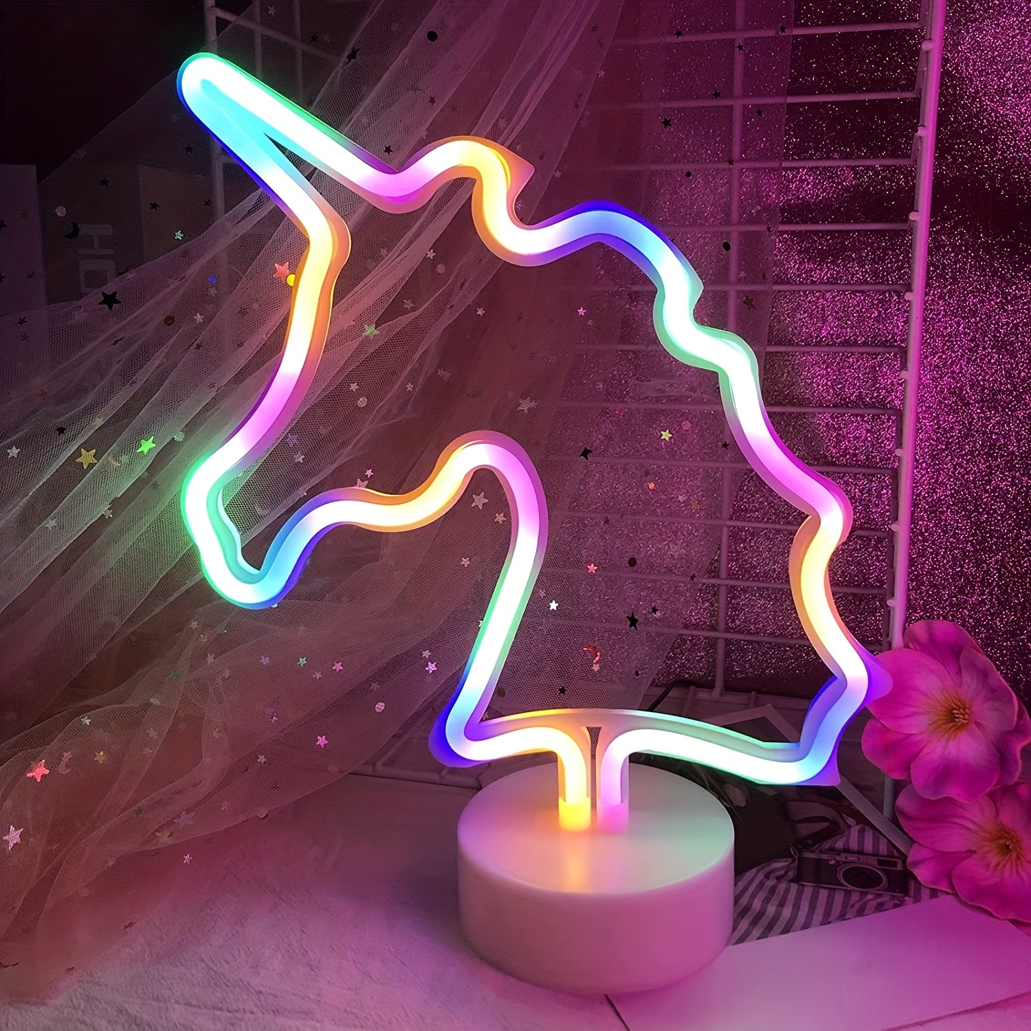 Unicorns Gifts for Girls - Create Your Own Neon Light Up Art for