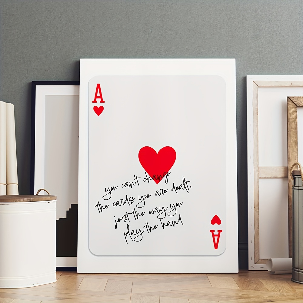 Ace Card Wall Art - Temu