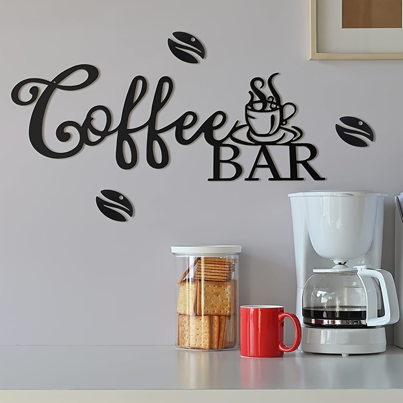 Custom Coffee Maker Mat, Cute Retro Coffee Cup Washable Placemat for your Coffee  Maker or Espresso Machine, Coffee Bar Decor Accessories