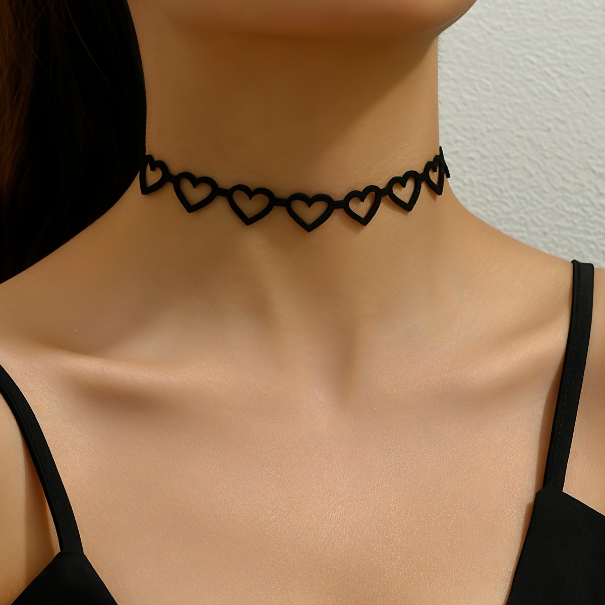 Simple Velvet Long Necklace Elegant Black Ribbon Bow Choker For Women For  Evening Party Banquet Gift